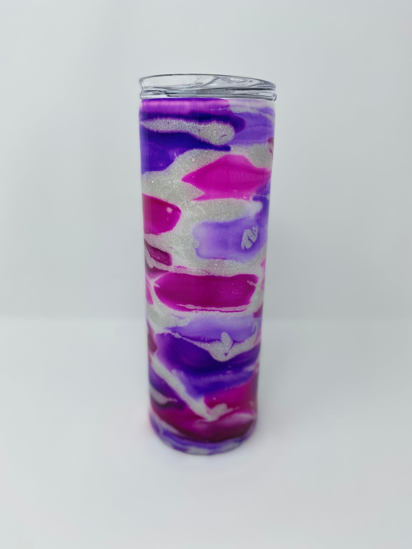Pink & Purple Swirl Tumbler