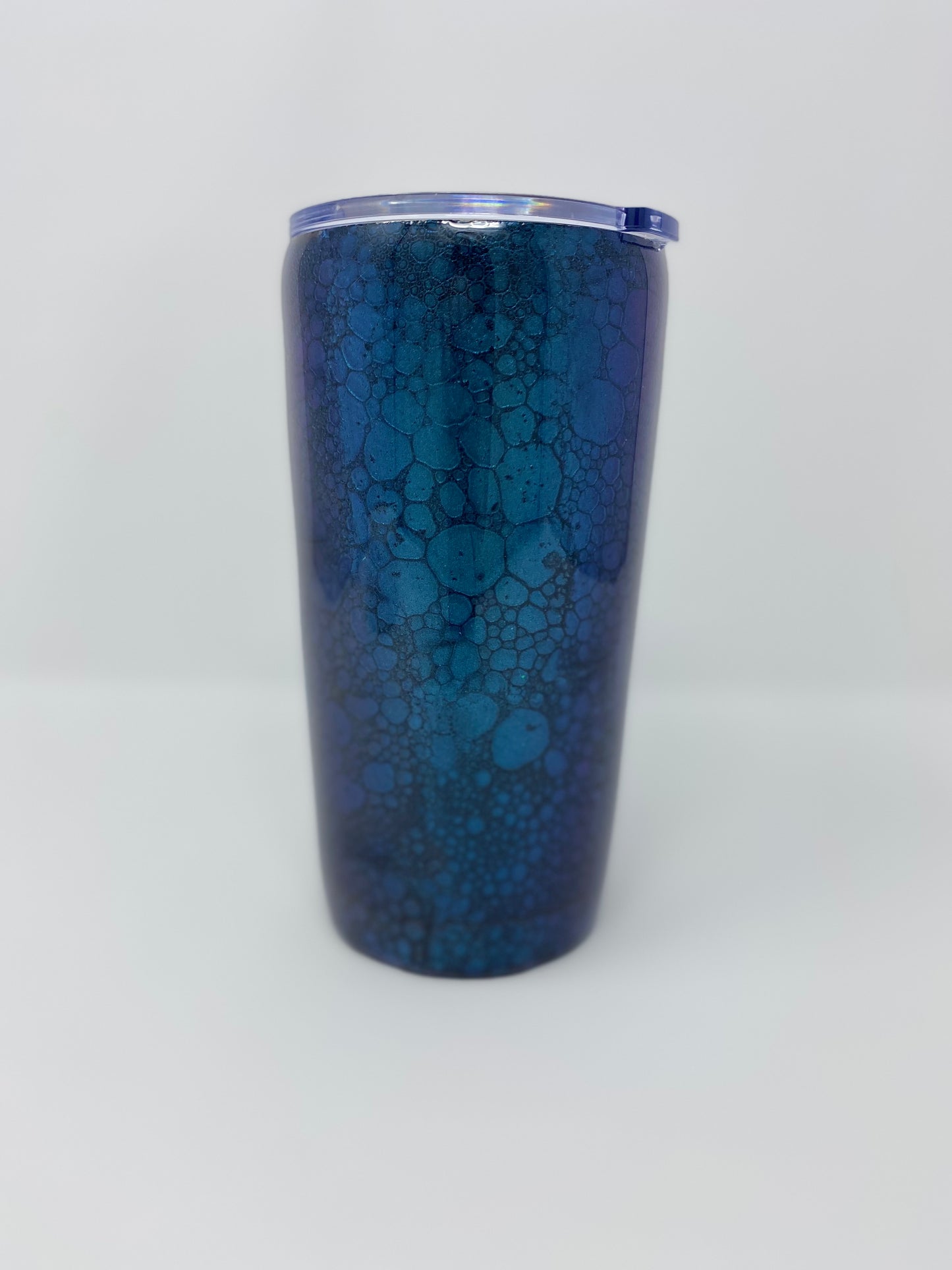 Teal Color Shift Dragon Scale Tumbler