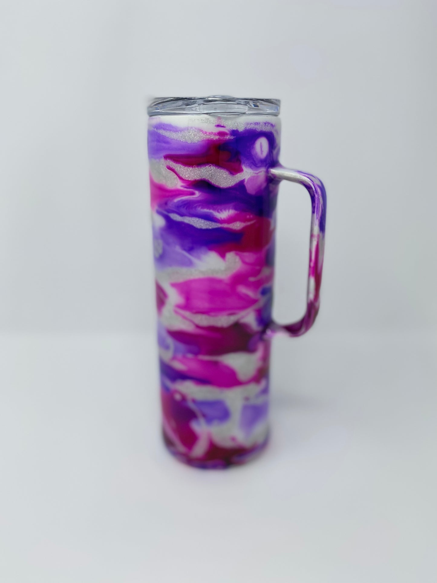 Pink & Purple Swirl Tumbler