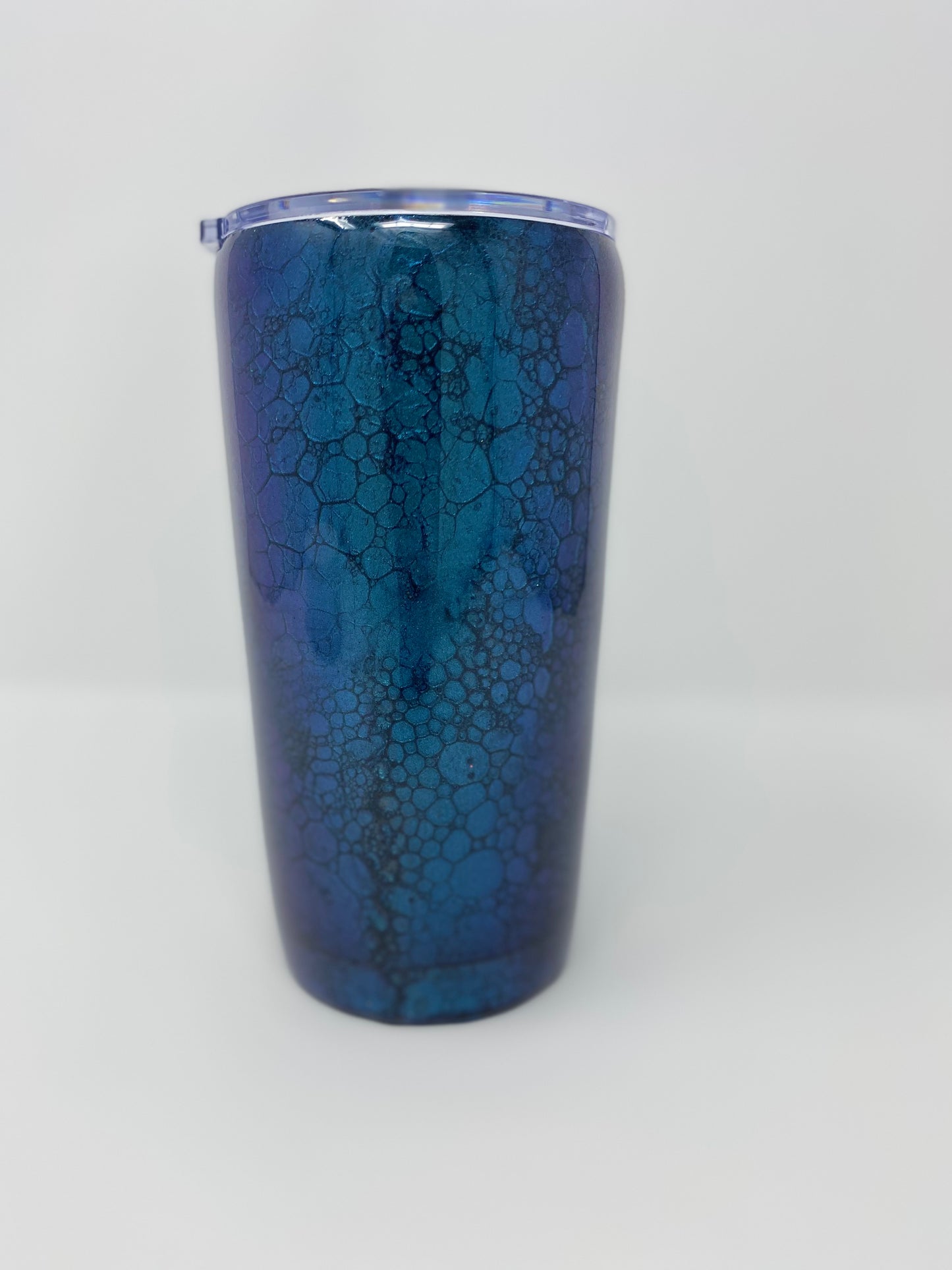 Teal Color Shift Dragon Scale Tumbler