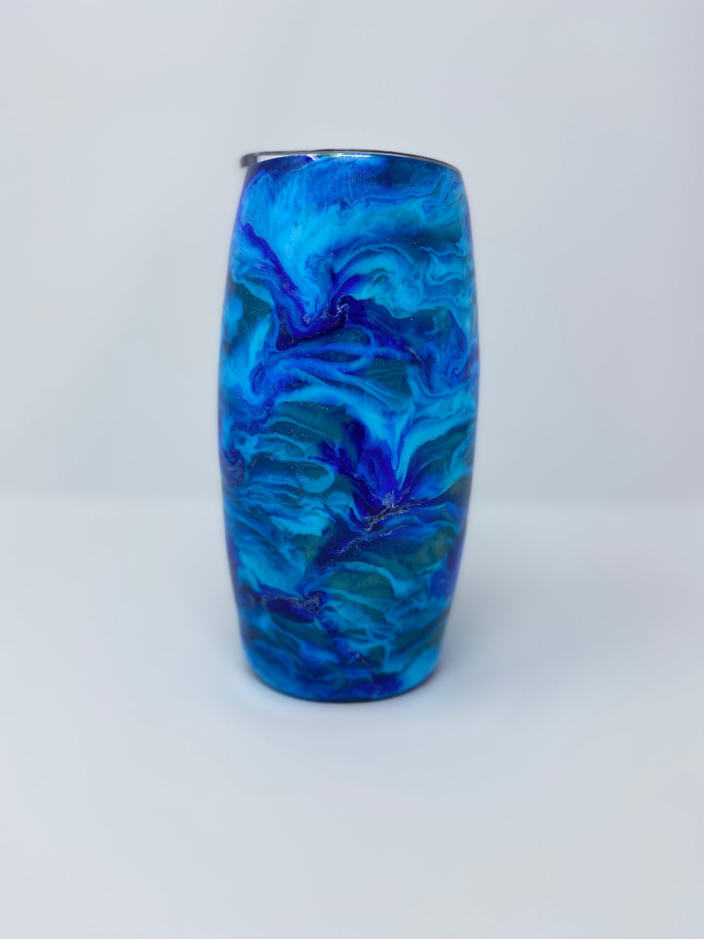 Blue Swirl Tumbler