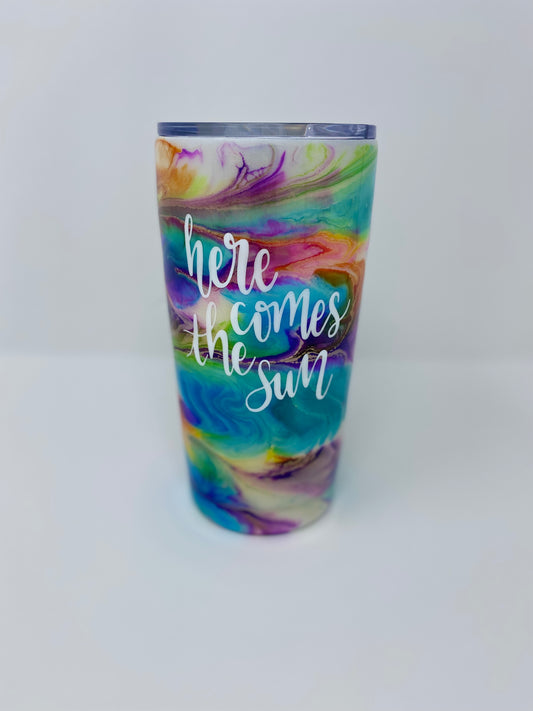 Rainbow Tumbler - Here Comes the Sun